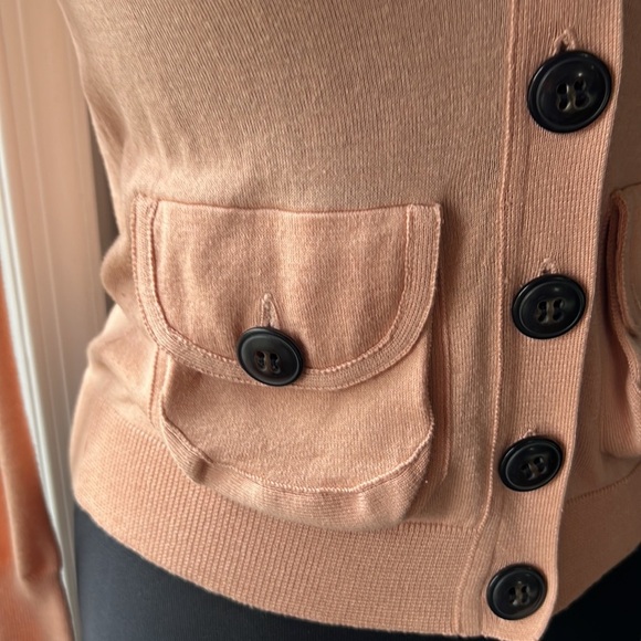 J. CREW Ladies V‎ Neck Lightweight 5 Button Cardigan - Picture 4 of 10